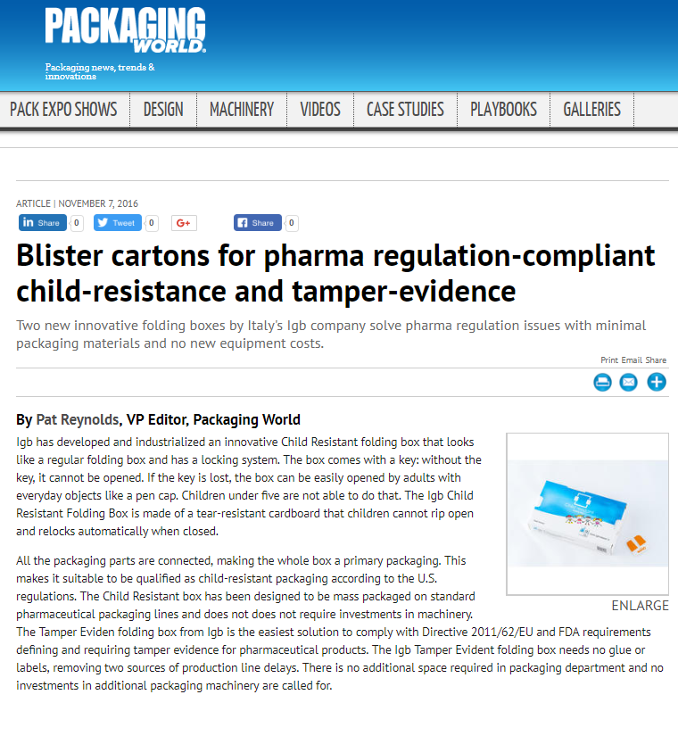 Packaging World, November 2016